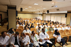 برگزاری کلاس پیشگیری و ارتقای سلامت برای کارکنان بیمارستان قلب شهید رجایی توسط دکتر اکبر نیک پژوه